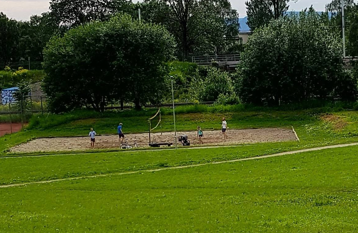 Sinsenparken – sandvolleyballbane i Oslo